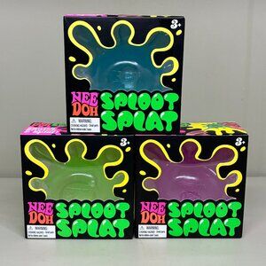 Schylling Needoh Sploot Splat Complete Set Of 3 - Pink, Green, Blue